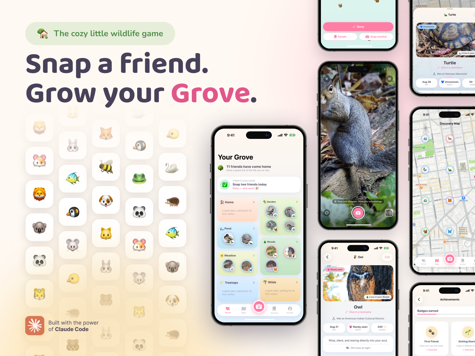 Grove — the cozy little wildlife game